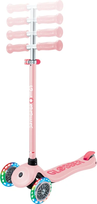 Globber Primo Plus Lights Kickboard pale pink