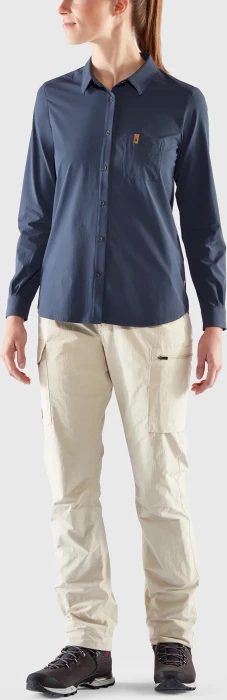 Fjällräven Övik Lite Hemd langarm navy (Damen)