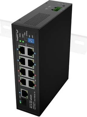 Lanberg ILFE Railmount Switch, 9x RJ-45, 1x SFP, 120W PoE++
