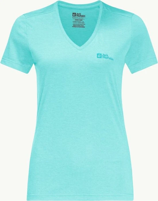 Jack Wolfskin Crosstrail Funktionsshirt kurzarm fresh ice (Damen)