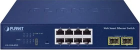 Planet GS-2210 Rackmount Gigabit Managed Switch, 8x RJ-45, 2x SFP (GS-2210-8T2S)