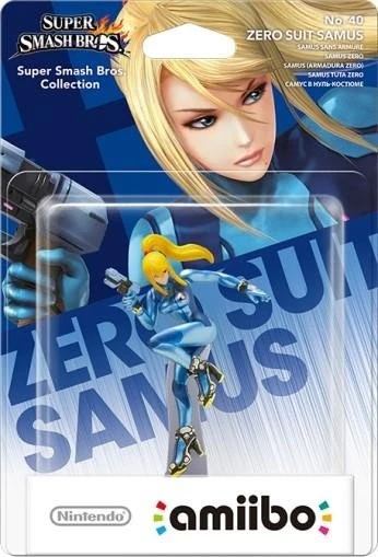 Nintendo amiibo Figur Super Smash Bros. Collection Zero Suit Samus (Switch/WiiU/3DS)