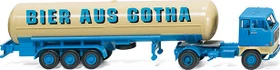 Wiking Tanksattelzug Volvo F89 Bier aus Gotha