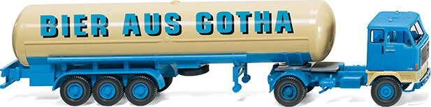 Wiking Tanksattelzug Volvo F89 Bier aus Gotha