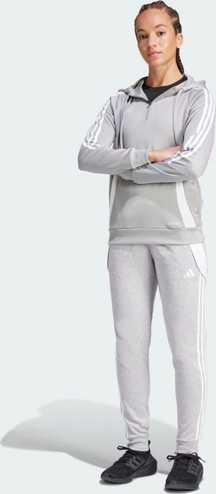 adidas Tiro 24 Trainingshose lang medium grey heather/white (Damen)
