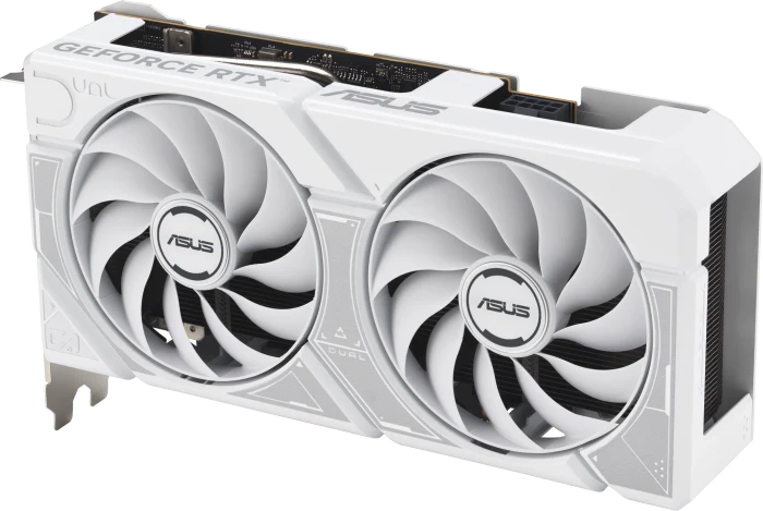 ASUS Dual GeForce RTX 5060 White OC Edition, DUAL-RTX5060-O8G-WHITE, 8GB GDDR7, HDMI, 3x DP