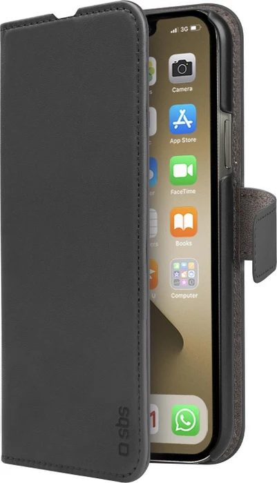 SBS Mobile Book Case Wallet für Apple iPhone 13 Pro Max schwarz