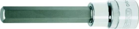 KS Tools CHROMEplus Innensechskant Steckschlüssel 1/2", 9x72mm