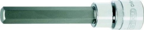 KS Tools CHROMEplus Innensechskant Steckschlüssel 1/2", 6x72mm