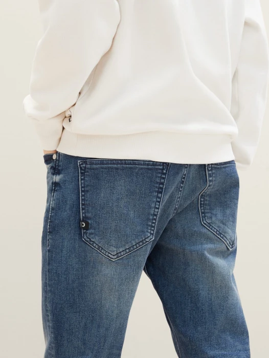 Tom Tailor Tapered Slim Jeans Jeans tinted blue denim (Herren)