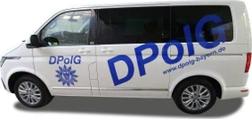 Herpa olizeigewerkschaft Bayern VW T6 Bus