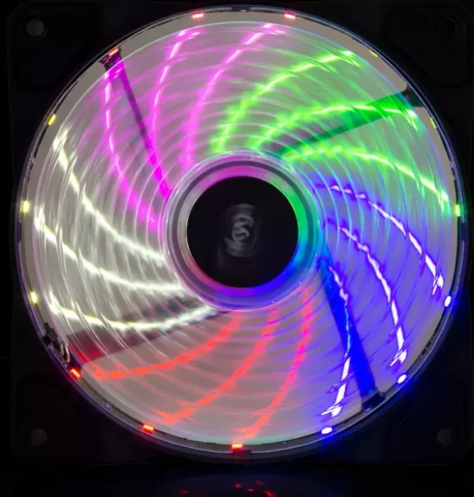 Akyga LED-Lüfter Rainbow, 120mm