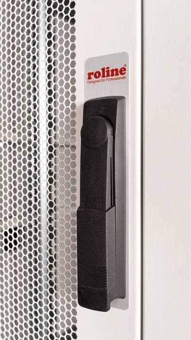 Roline / Secomp Pro Serie 19" Serverschrank 47HE, montiert, Gitternetztür, IP20, RAL 7035, 1000mm tief