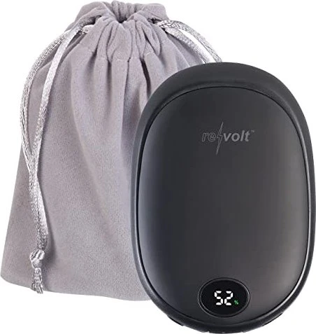 Revolt 2in1-USB-Powerbank & 3-Stufen-Handwärmer 10000mAh