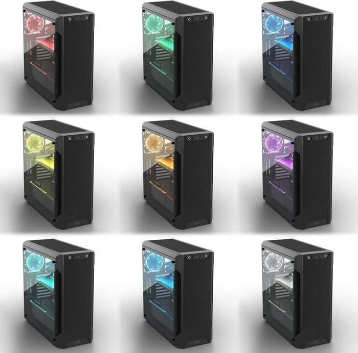 Endorfy SilentiumPC Armis AR7 TG RGB, Glasfenster