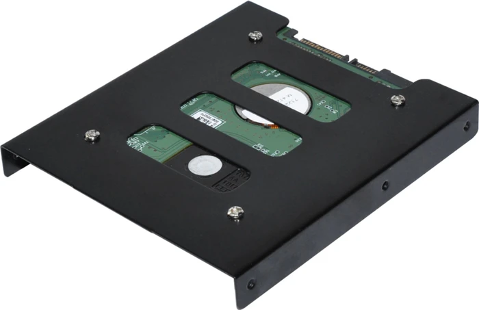 Ultron 3.5" auf 1x 2.5" Einbaurahmen, schwarz