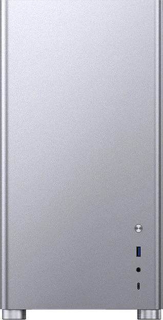 Jonsbo D40, silber, Glasfenster