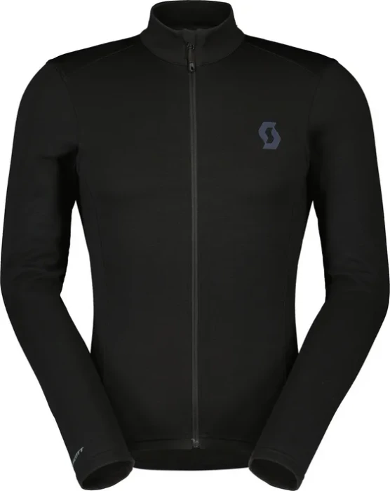 Scott Gravel Warm Merino Trikot langarm schwarz (Herren)