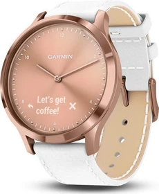 Garmin vivomove HR Premium Aktivitäts-Tracker rosegold/weiß (010-01850-AB)
