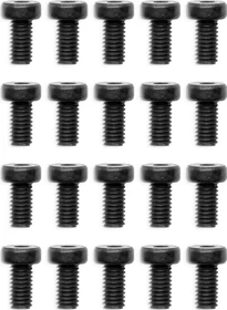 EK Water Blocks EK-Loop Hex Key Screw Set M4x8mm, schwarz, 20er-Pack