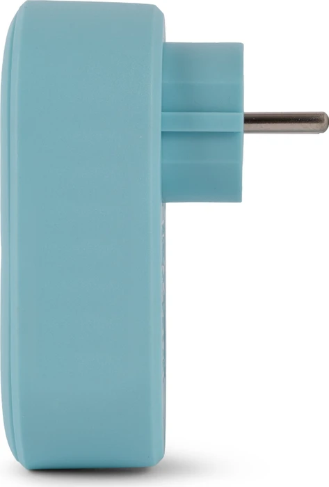 Entac Steckdosenadapter mit 2x USB-A, 1-fach, Blue