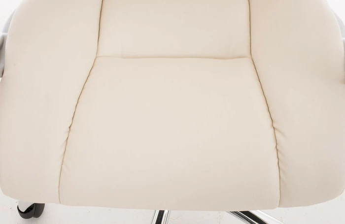 CLP BIG Apoll Kunstleder Bürostuhl, creme
