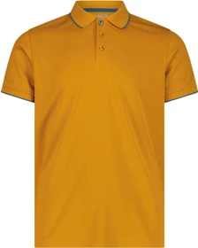 CMP Einfarbiges Pique Poloshirt kurzarm curcuma (Herren)