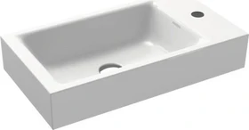 Kaldewei Puro 3162 Wandwaschtisch 55x30x10cm, mit Hahnloch links, alpinweiß
