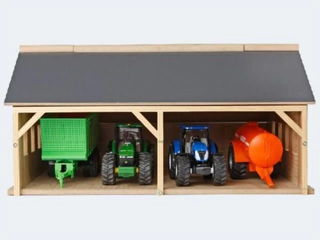 Van Manen Kids Globe Bauernhofschuppen für 4 Fahrzeuge