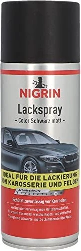 Nigrin Lackspray Color schwarz matt 400ml