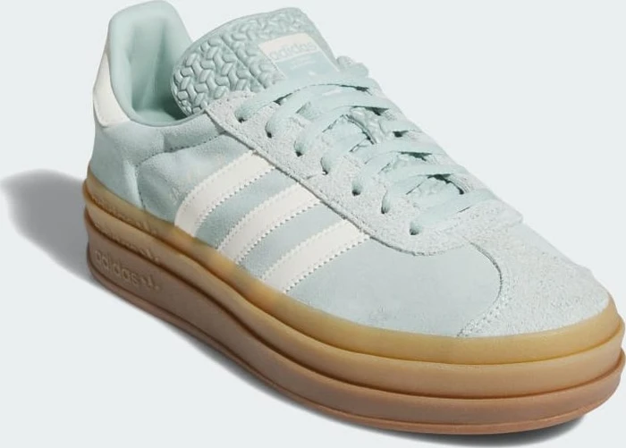 adidas Gazelle Bold ash green/off white/gum (Damen)