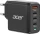Acer GaN Ladegerät 3x USB-C/1x USB-A 100W schwarz (ZL.ADTCC.00L)