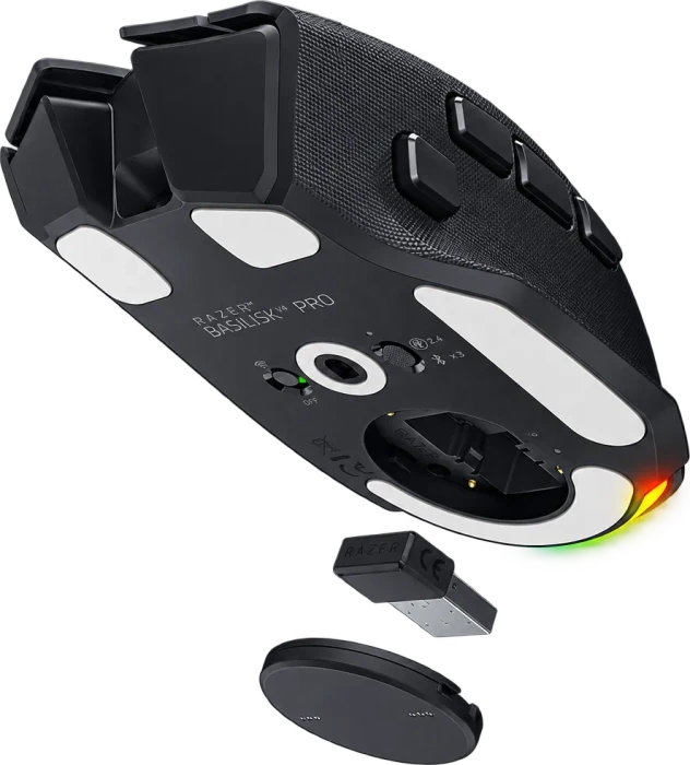 Razer Basilisk V4 Pro, schwarz, USB/Bluetooth