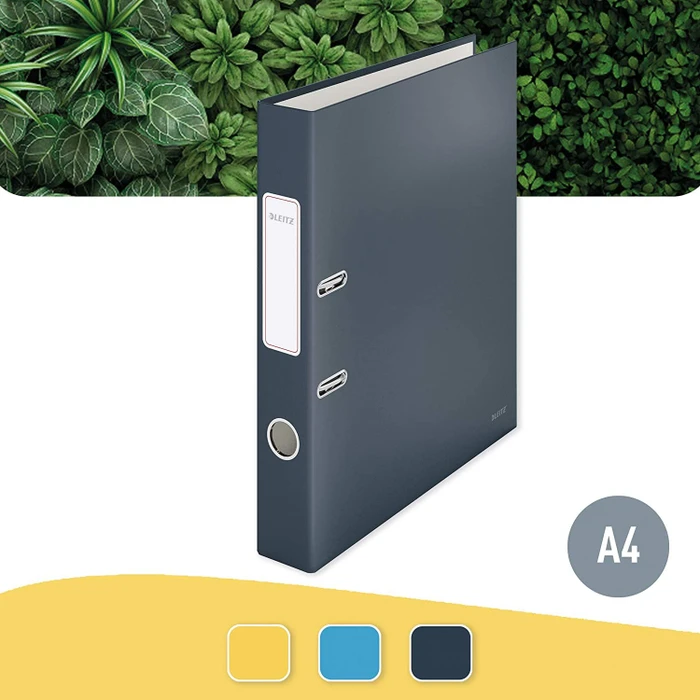 Leitz Qualitäts Ordner 2-Ring 180° Cosy Soft-Touch, 50mm, A4, grau