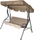 Degamo Florida Hollywoodschaukel 3-Sitzer grau/creme (65014)