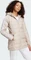 adidas Essentials 3-Streifen Light Hooded Mantel wonder beige (Damen) Vorschaubild