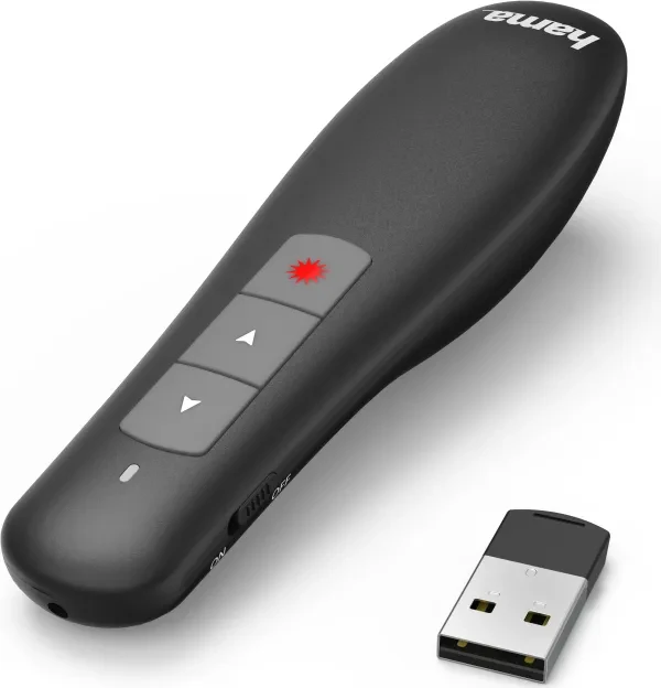 Hama X-Pointer Wireless Laser Presenter, USB-A