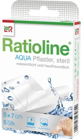 Lohmann & Rauscher Ratioline Aqua Duschpflaster steril, 5 x 7cm, 5 Stück