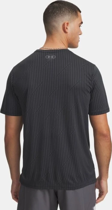 Under Armour Tech Vent Jacquard Funktionsshirt kurzarm black/castlerock (Herren)