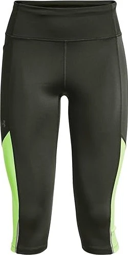 Under Armour Fly Fast 3.0 Speed Hose 3/4 baroque green/quirky lime (Damen)