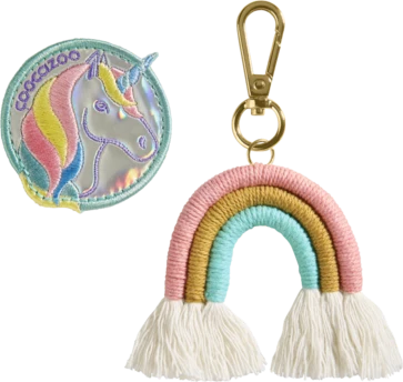 Coocazoo Colour Up-Set Anhänger & Patch Unicorn
