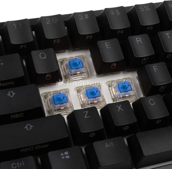 Ducky One 2 Mini RGB PBT, LEDs RGB, schwarz, MX RGB BLUE, USB, US