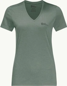 Jack Wolfskin Crosstrail Funktionsshirt kurzarm picnic green (Damen)