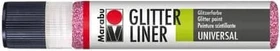 Marabu Glitter-Liner, glitterrosa, 25ml