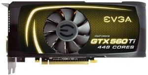 EVGA GeForce GTX 560 Ti 448, 1.25GB GDDR5, 2x DVI, HDMI, DP