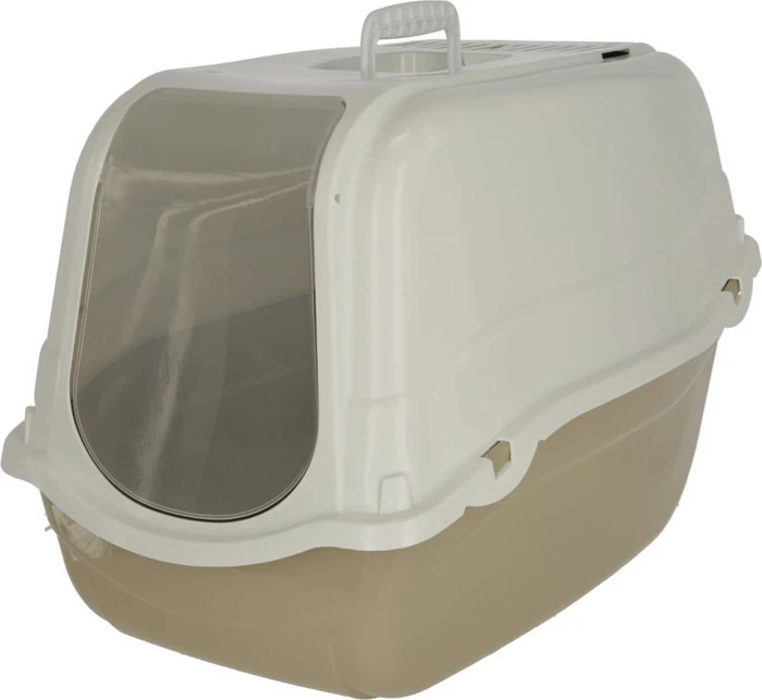 Kerbl Katzentoilette Minka, taupe/weiß