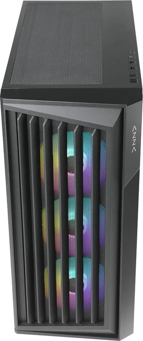 AZZA Torrent Black, schwarz, Glasfenster