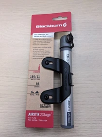 Blackburn Airstik 2 Stage Minipumpe silber