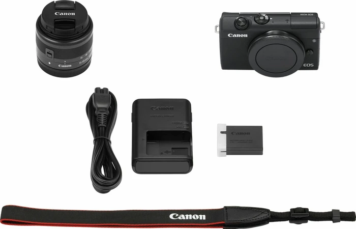 Canon EOS M200 schwarz mit Objektiv EF-M 15-45mm 3.5-6.3 IS STM