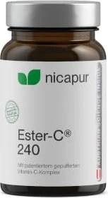 NICApur Ester-C 240 vegan Kapseln, 30 Stück